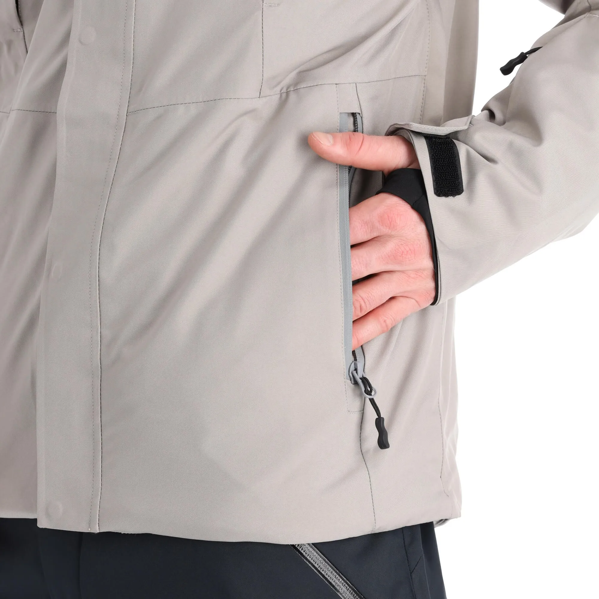 4F, Kumn004 Skijacke Herren Warm Light Grau 17 4F, Kumn004 Skijacke Herren Warm Light Grau – Bild 15