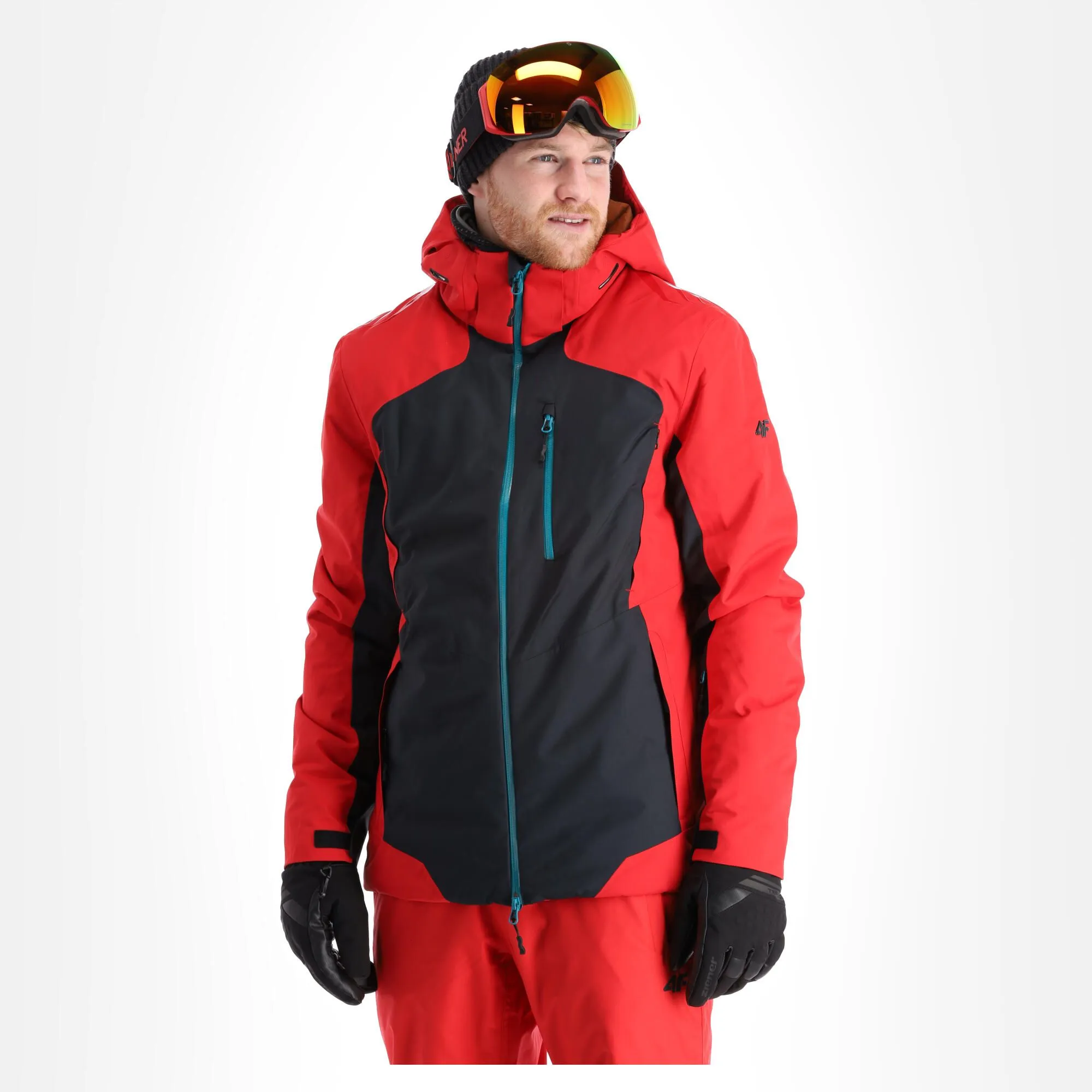 4F, Kumn010 Skijacke Herren Dark Rot 4 4F, Kumn010 Skijacke Herren Dark Rot – Bild 2